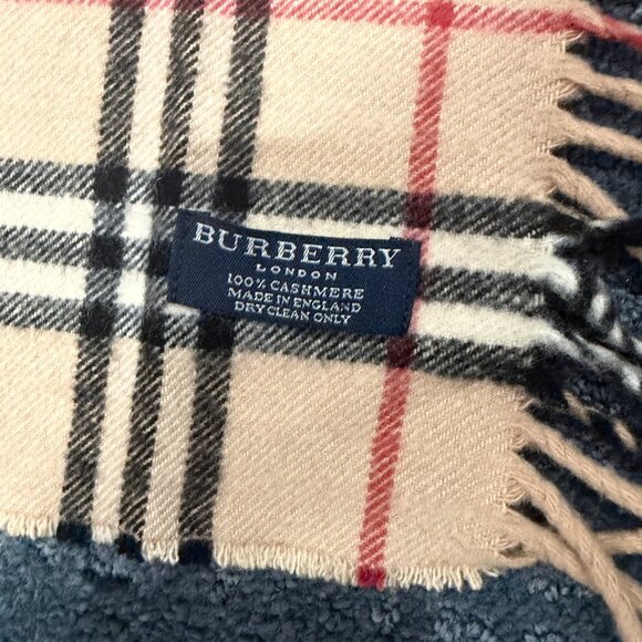 Burberry Cashmere "Happy" Scarf - Picture 4 of 5